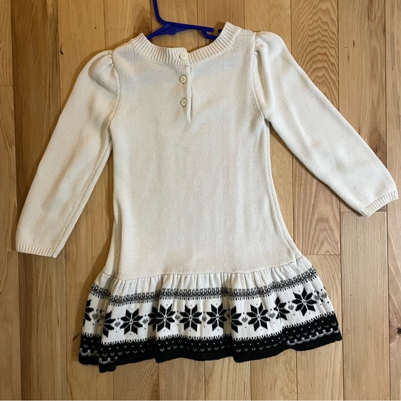 Gymboree Fair Isle Sweater Holiday Christmas Winter Dress - Picture 2 of 4